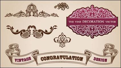 European classic border 01 - vector material