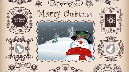 Christmas pattern border 02 - vector material