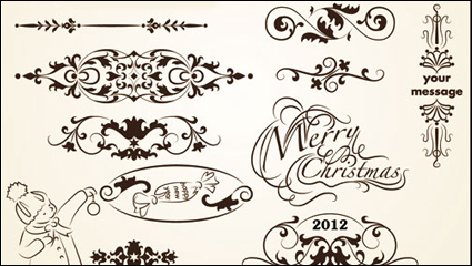 European pattern border 03 - vector material