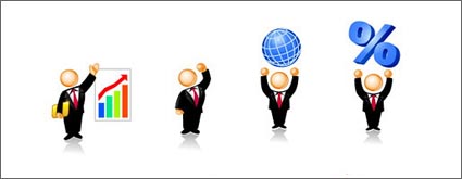 Business Person of the icon image of the vector material