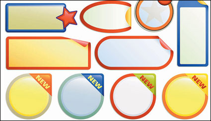 Bulletin board decorating icon vector material