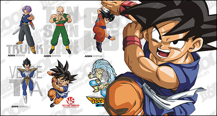 Dragon Ball characters of the vector material