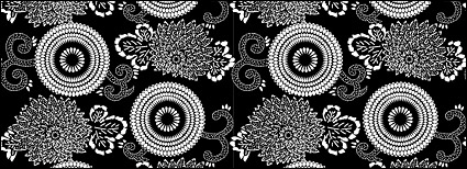 Vector traditional tiled background material-21