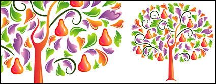 Heart-shaped composition of the tree