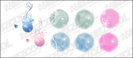 Dreams in the ink pattern vector material-1