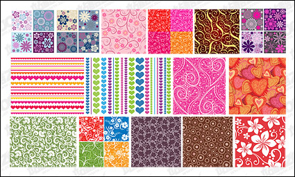 Featured tile pattern vector background material -2