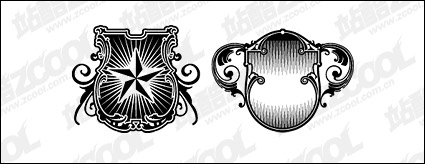 shield logo vector material