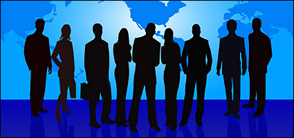 Business People vector material